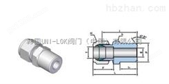 UWBC-0404P焊接接头-韩国UNI-LOK阀门（上海）达琼流体 现货供应