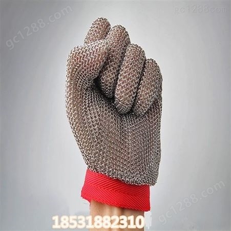 安平瑞申厂家生产直销不锈钢环网金属手套 5指防切割手套 结实耐磨