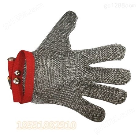 安平瑞申厂家生产直销不锈钢环网金属手套 5指防切割手套 结实耐磨