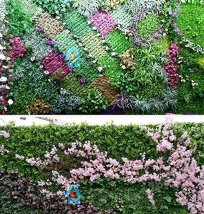 仿真植物墙厂家 仿真植物墙施工 仿真植物墙生产商-西安金森造景