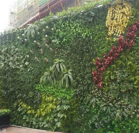 西安绿植墙厂家 室内外植物墙施工 仿真墙公司 立体绿化 垂