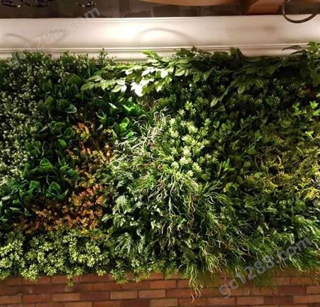 西安绿植墙厂家 室内外植物墙施工 仿真墙公司 立体绿化 垂