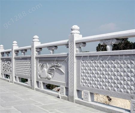 梁氏园林 石栏板景观厂家 石栏杆 石拱桥 庭院围墙 公园桥面防护栏安装