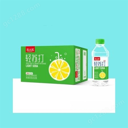 柠檬苏打水350mlX24瓶整箱销售无糖无气果味饮料
