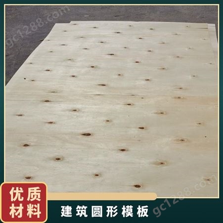 耐磨、不开胶可重复使用 木 一次成型 混凝土浇筑 建筑圆形模板