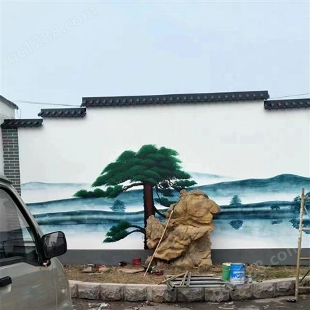 大面文化墙彩绘 学校墙绘 围墙手绘涂鸦 量身定制上门绘制