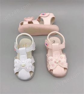 2023厂家夏季款女宝宝透气凉鞋防滑软底女童公主鞋婴儿小童学步鞋