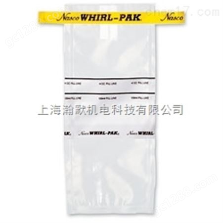 B01062WA美国Nasco Whirl-Pak带标签无菌采样袋