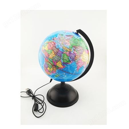 官谷 20CM发光中英文3D教学地球仪 智能地图定制