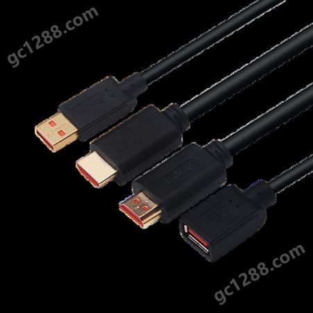 saikang HDMI线 usb延长线KVM线高清线KVM切换器连接线1.5米
