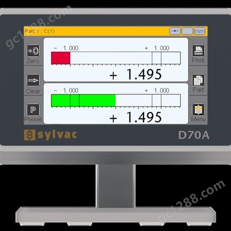 瑞士SYLVAC气动量仪D70A 数显双通道0.05um重复精度