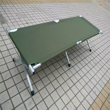 训练折叠桌床 二折钢塑行军床 钢制行军床 手提式折叠单人床