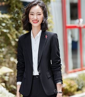 西服定制做 职场女性OL通勤韩版套装 知性简洁
