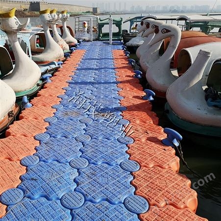 供应塑料浮筒 水上浮动码头 水库浮桥 钓鱼比赛平台
