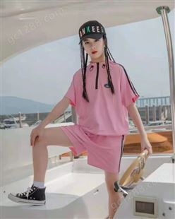 女童夏季套装2022新款儿童时尚洋气运动网红夏装中大童时髦12岁15