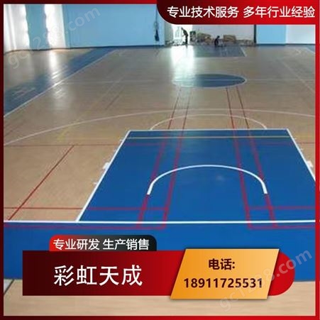 篮球场地胶 健身房专用地板 室内环保运动地板pvc塑胶地板