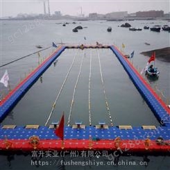 水上浮动平台 硬度浮筒 水上码头鲜艳塑料浮筒走道浮桥
