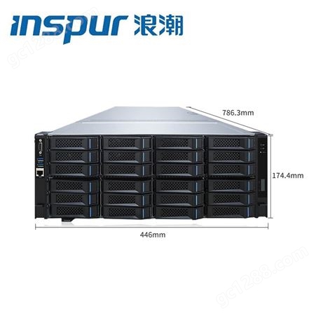 浪潮4u存储NF5466M5服务器散热器硬盘RAID卡机架式800W/36盘位M6