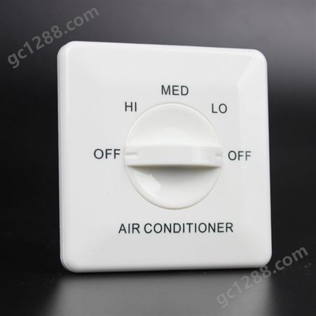 空调三速开关 风机盘管温控器 可调温度控制面板三挡温控开关