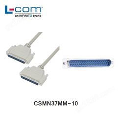 L-COM CSMN37MM-10 优良型模制D-Sub 线缆 DB37 公头