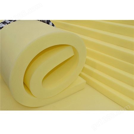 厂家直供高密度PU发泡卷材包装内衬沙发靠包海绵批发