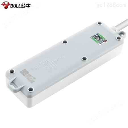 公牛（BULL）大功率16A插座/插线板/插排/排插/接线板 3位无开关全长1.8米GN-405D